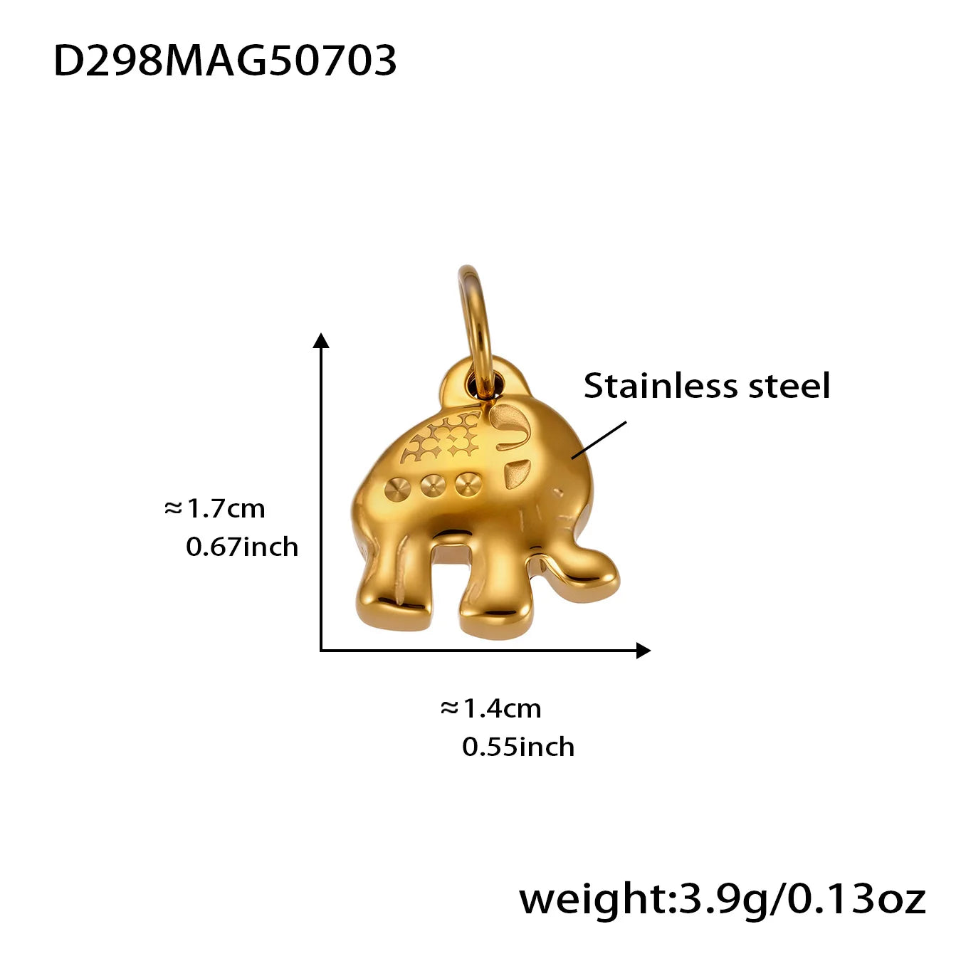 Liora Stainless Steel Little Bear & Heart Zircon Bangle – Women’s Gold Plated Bracelet | Romantic Wedding & Gift Jewelry