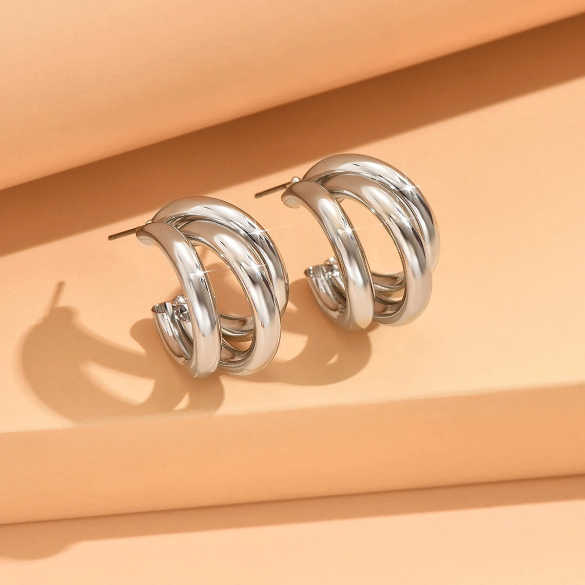 ✨ Elegant Gold Hoop Earrings for Women – Vintage Geometric Statement Jewelry | Party & Luxury Gift