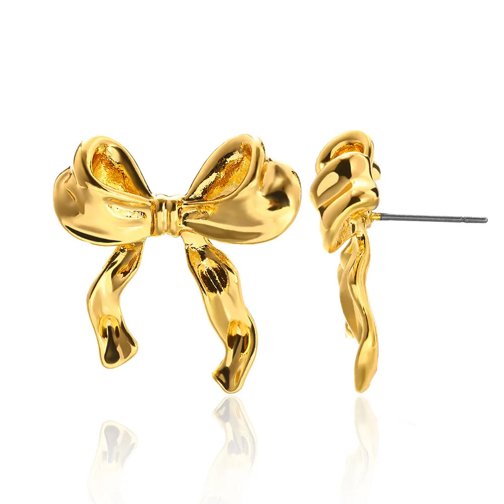 ✨ Vintage Starfish Stud Earrings for Women – Gold Stainless Steel Ocean-Inspired Jewelry | Summer Party & Gift 2025