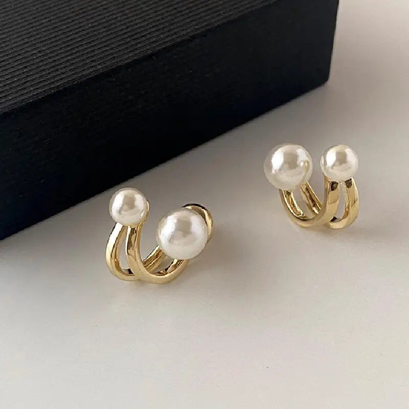 ✨ Classic Pearl Drop Earrings for Women – Retro Zinc Alloy Jewelry | Elegant Banquet & Girlfriend Gift
