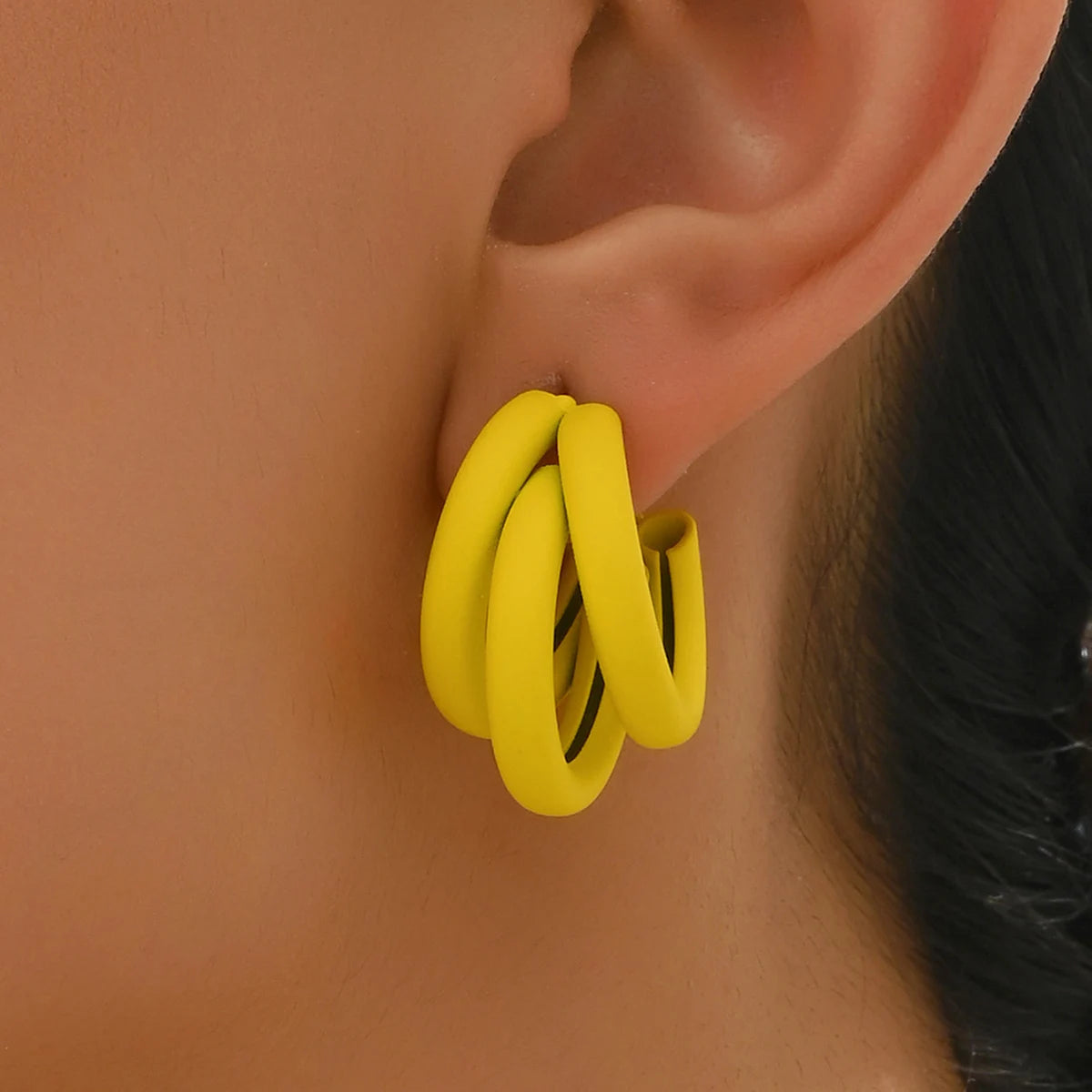 ✨ Elegant Gold Hoop Earrings for Women – Vintage Geometric Statement Jewelry | Party & Luxury Gift