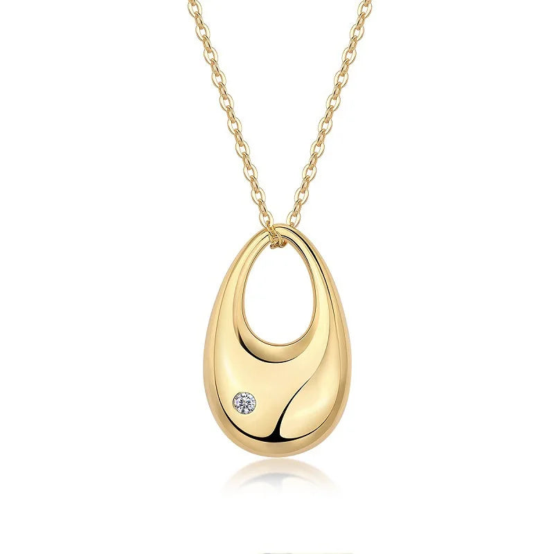 π S925 Sterling Silver 2.5mm Moissanite Necklace β Elegant Clavicle Chain for Women | Fine Jewelry Gift for Wife, Mom, or Girlfriend