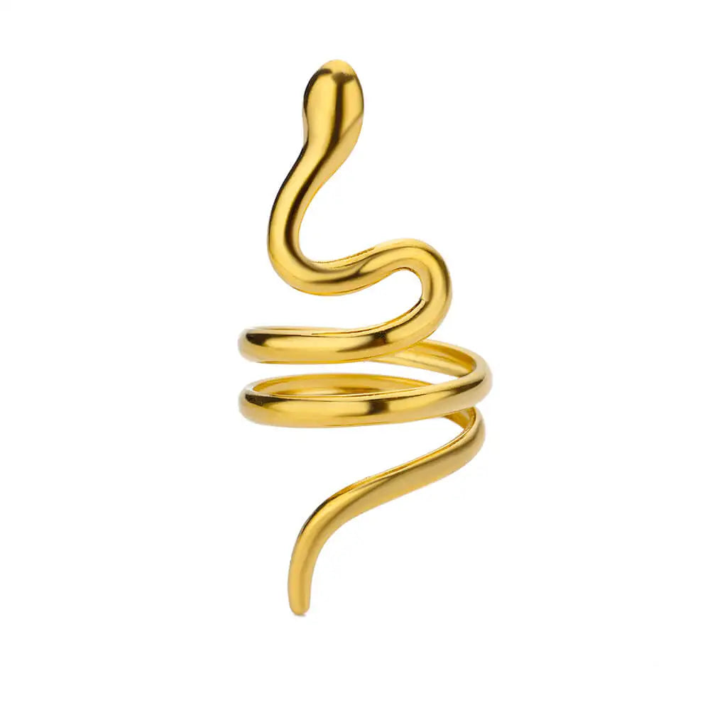 Irregular Square Zircon Ring – Gold Plated Stainless Steel Adjustable Wedding & Party Jewelry for Women